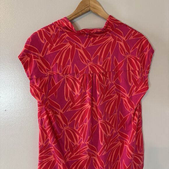 Soft Surroundings Pink Orange Sleeveless Top Colorful Tank Sz Petite Med… - Picture 6 of 7